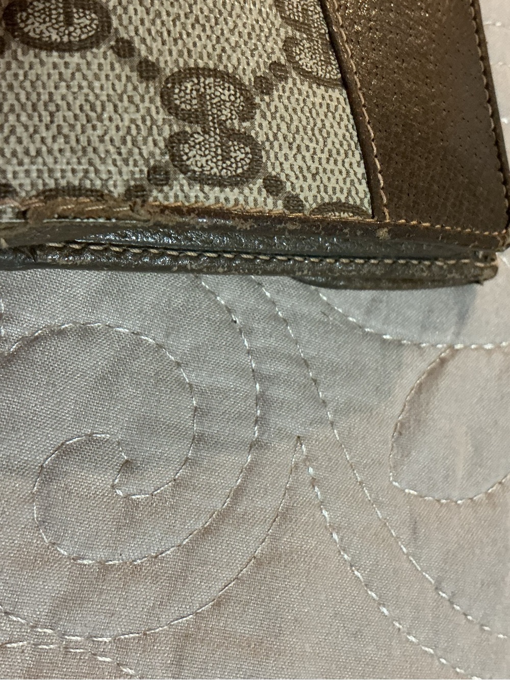 Authentic Vintage Gucci Brown Monogram Accessory Collection Wallet - Picture 11 of 15